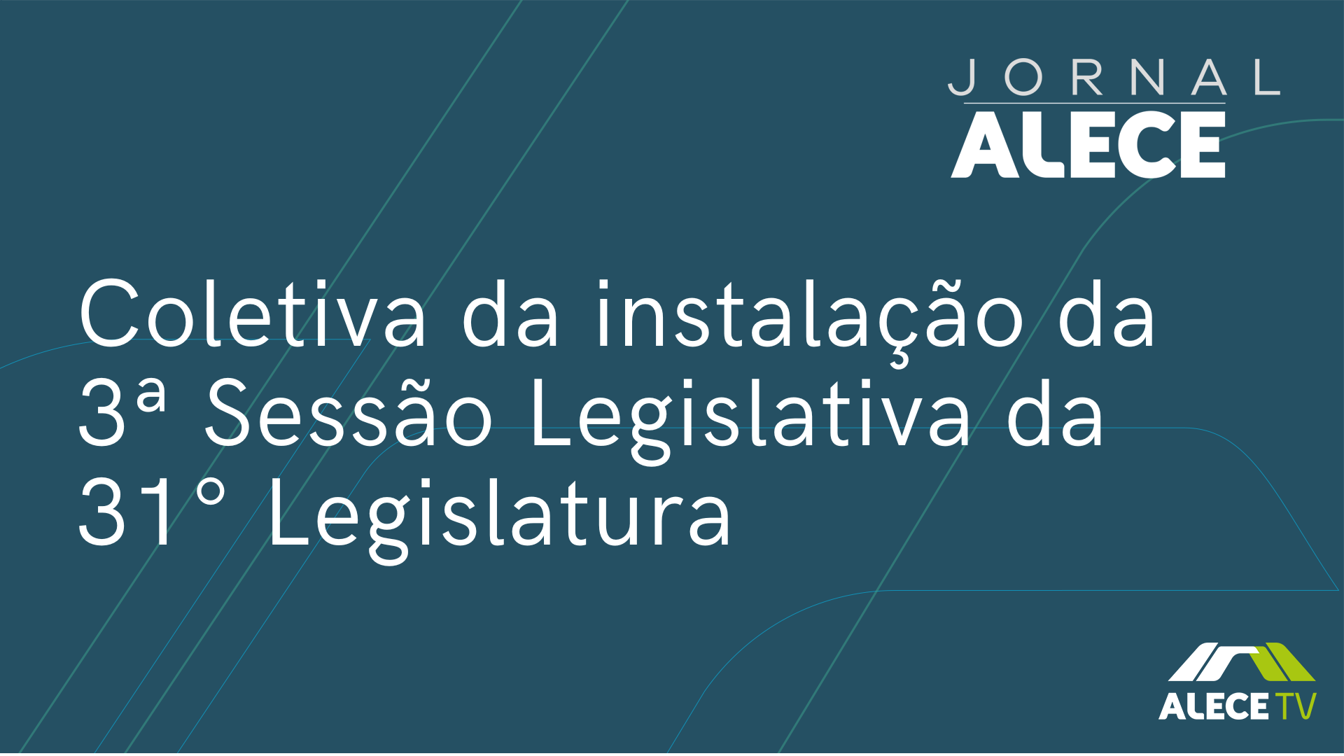 Coletiva da instalação da 3ª Sessão Legislativa da 31° Legislatura (2025-2028)