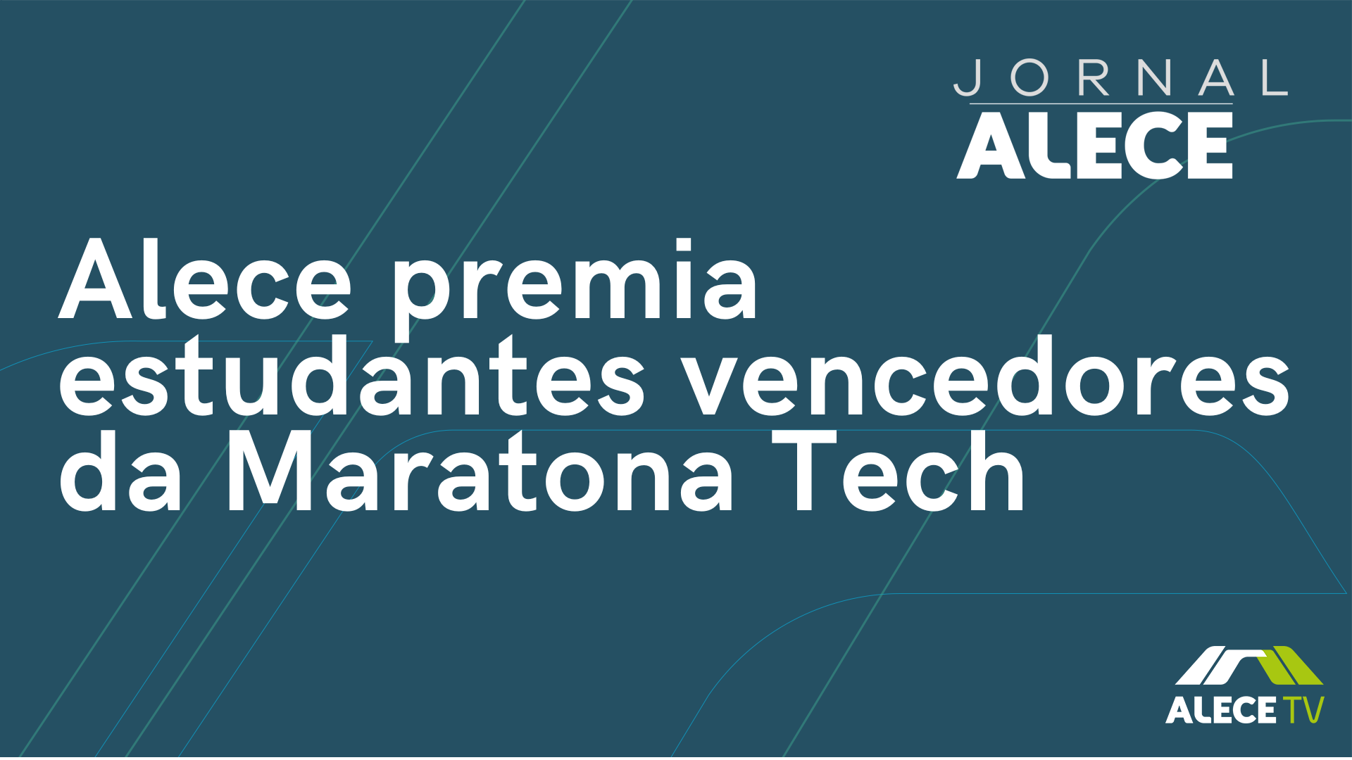 Alece premia estudantes vencedores da Maratona Tech