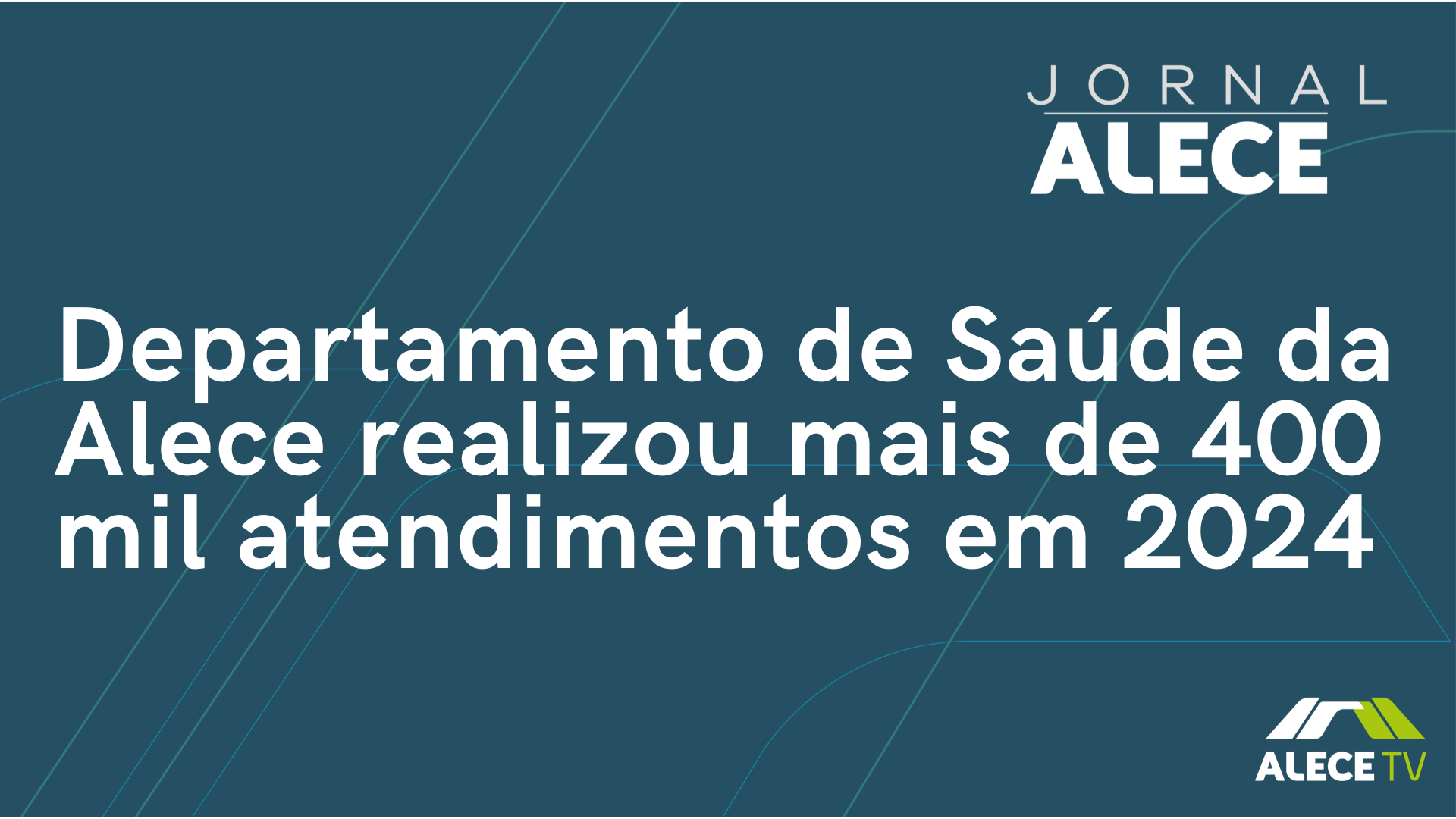 Departamento de Saúde da Alece realizou mais de 400 mil atendimentos em 2024