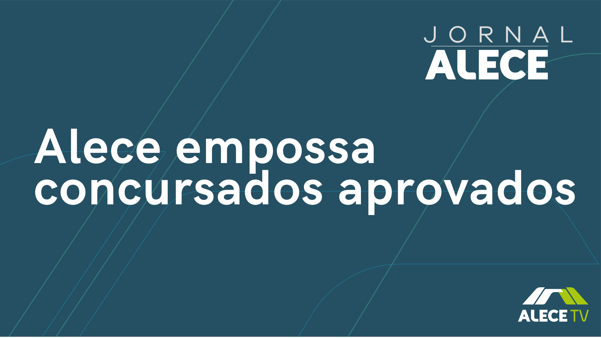 Alece empossa concursados aprovados