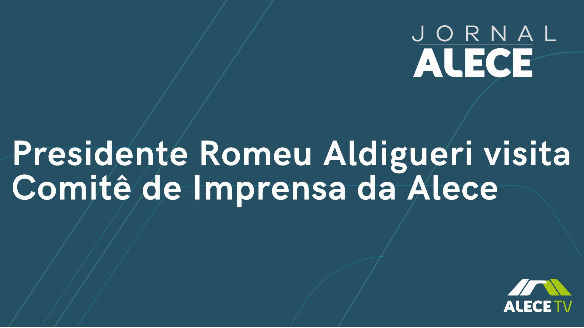 Presidente Romeu Aldigueri visita Comitê de Imprensa da Alece