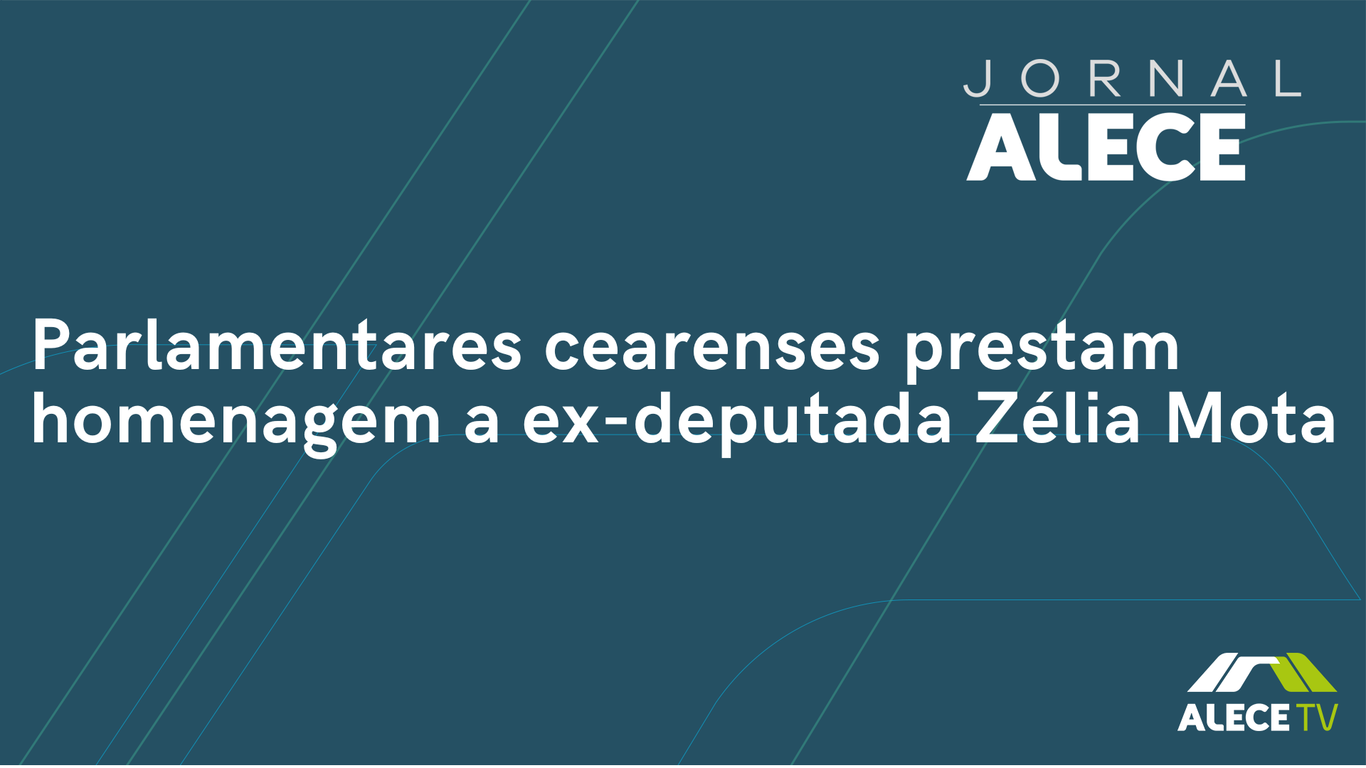 Parlamentares cearenses prestam homenagem a ex-deputada Zélia Mota