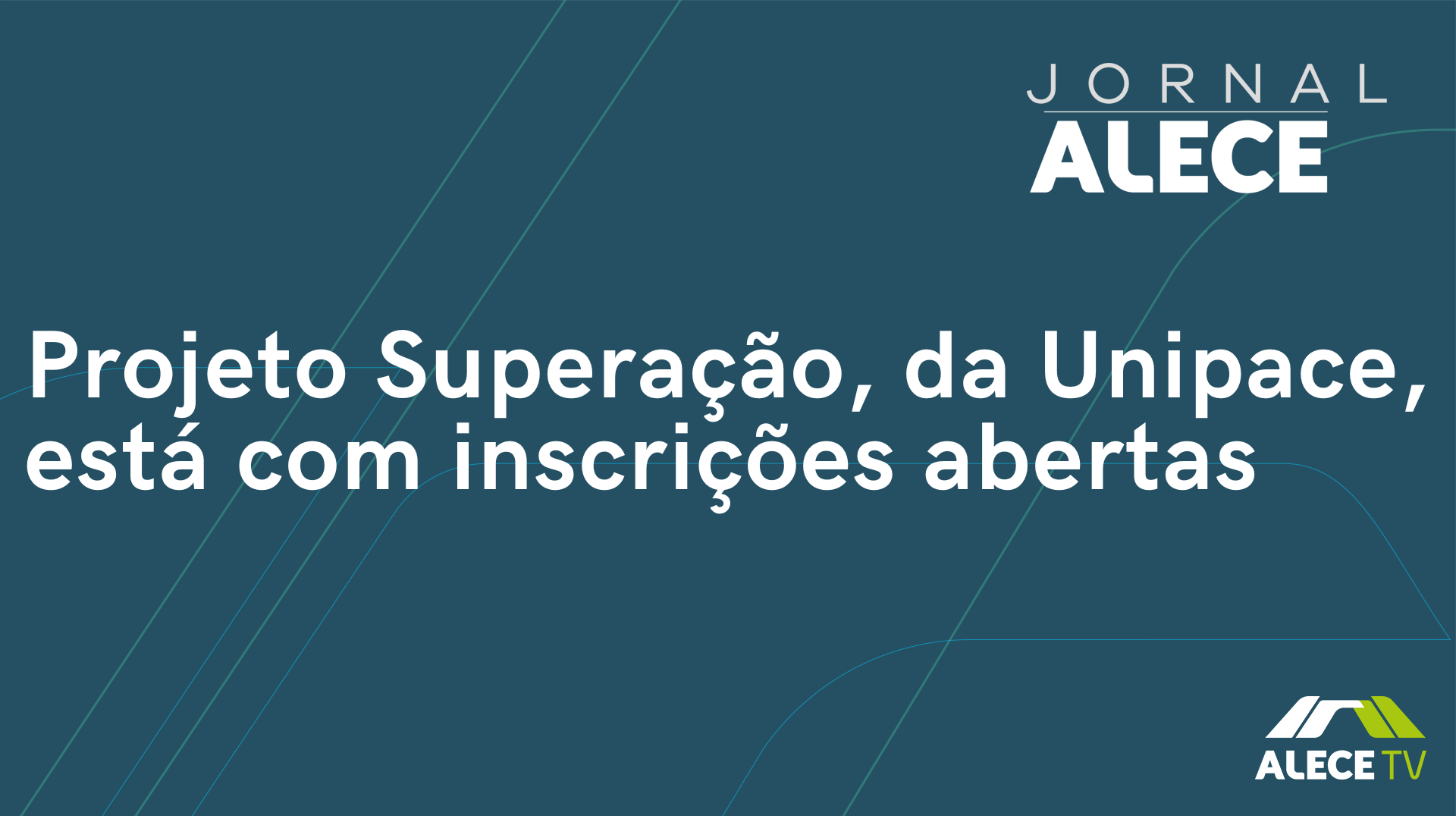 Projeto Superação, da Unipace, está com inscrições abertas