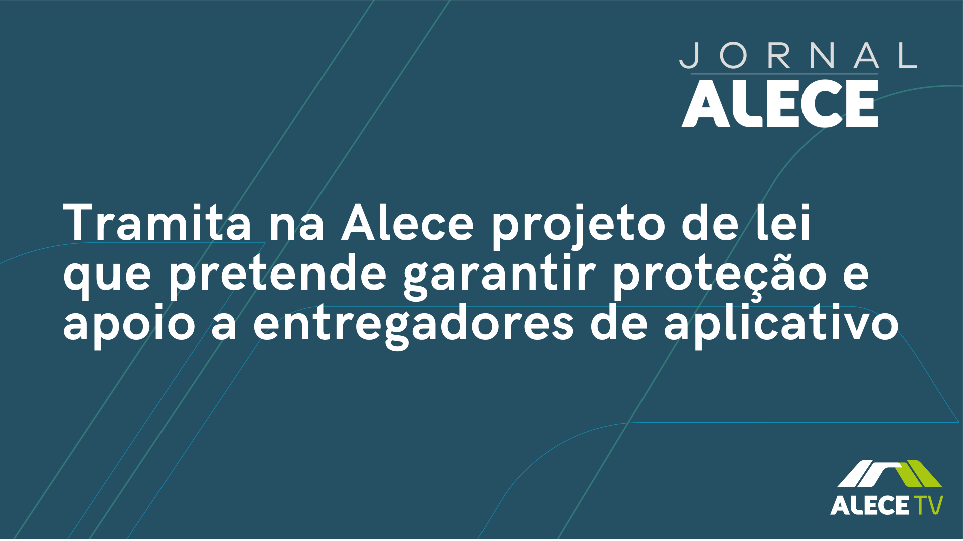 Tramita na Alece projeto de lei que pretende garantir proteção e apoio a entregadores de aplicativo