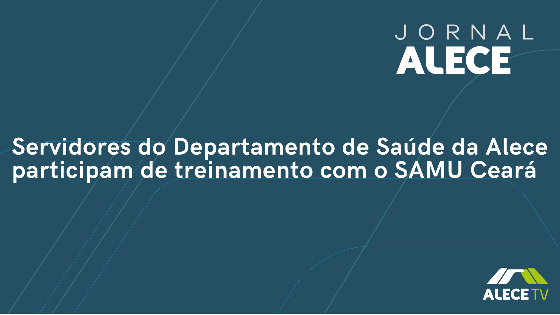 Servidores do Departamento de Saúde da Alece participam de treinamento com o SAMU Ceará