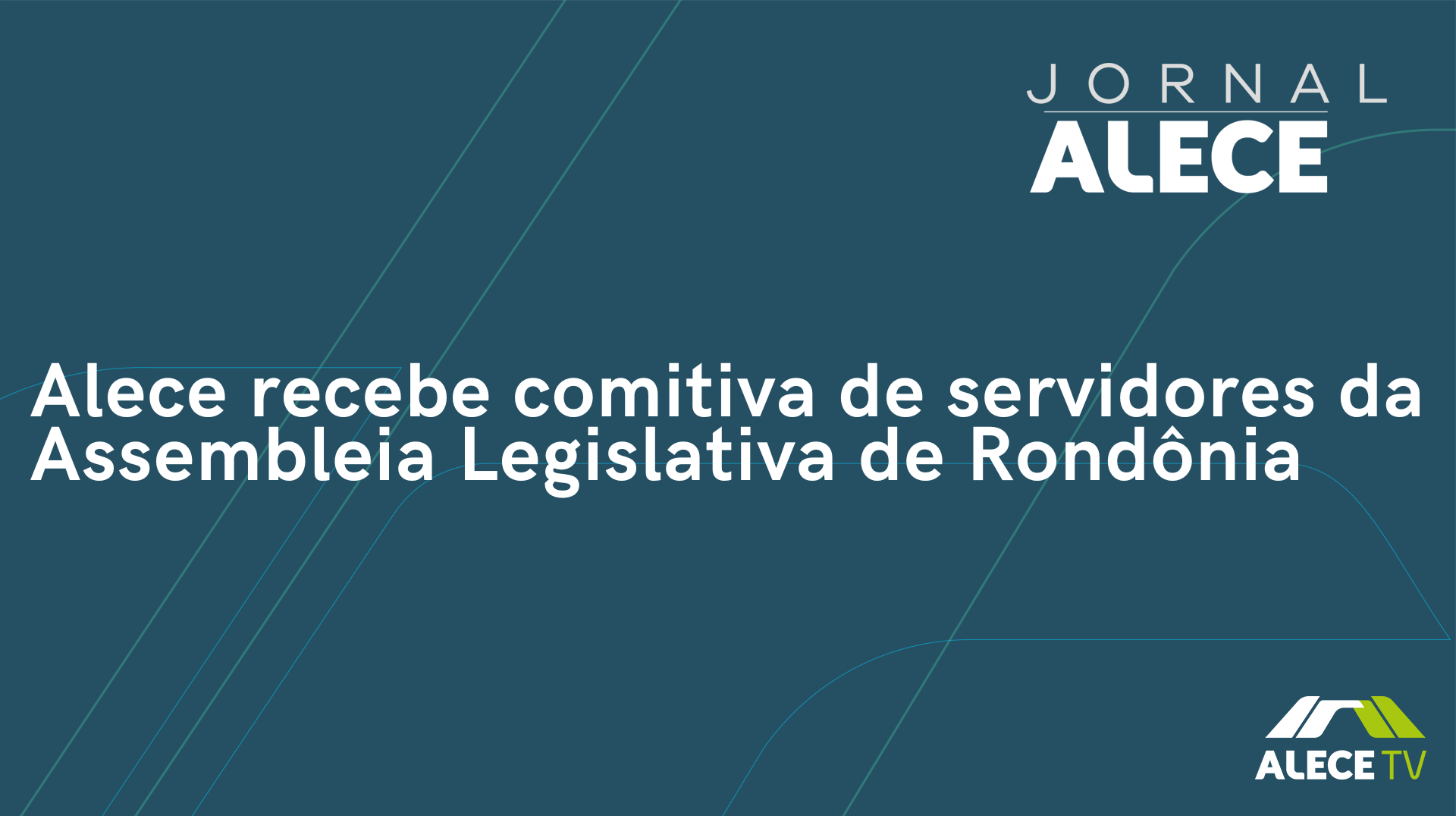 Alece recebe comitiva de servidores da Assembleia Legislativa de Rondônia