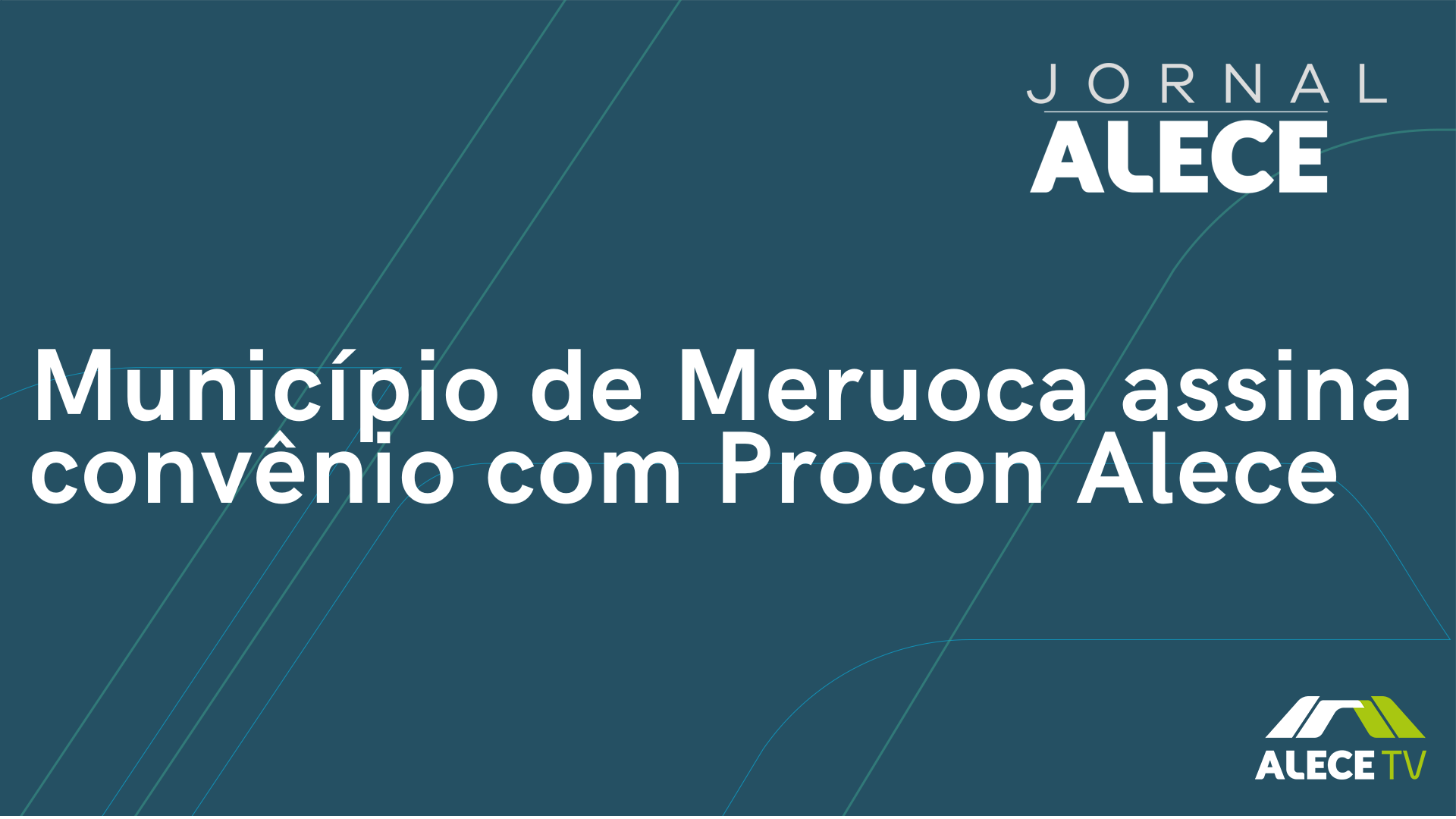 Município de Meruoca assina convênio com Procon Alece