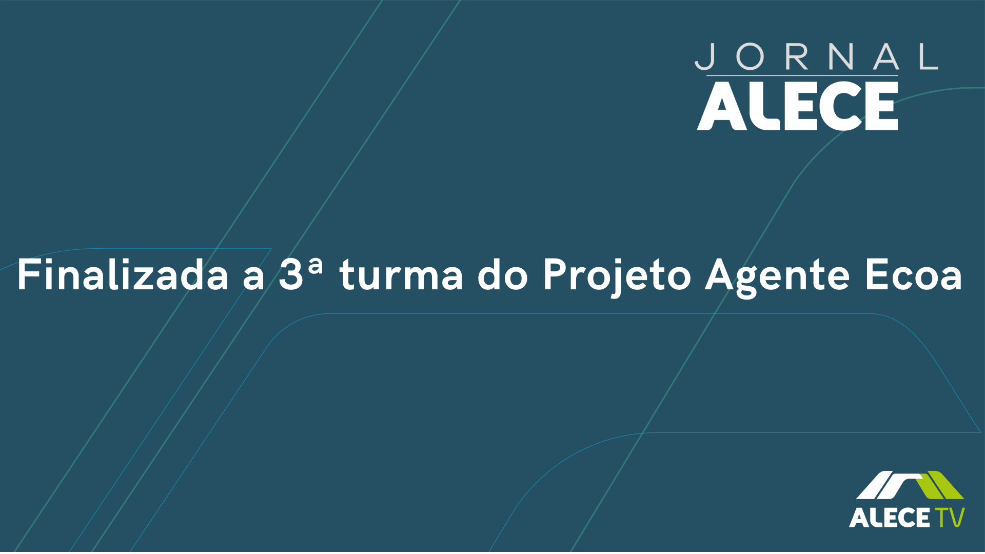 Finalizada a 3ª turma do Projeto Agente Ecoa