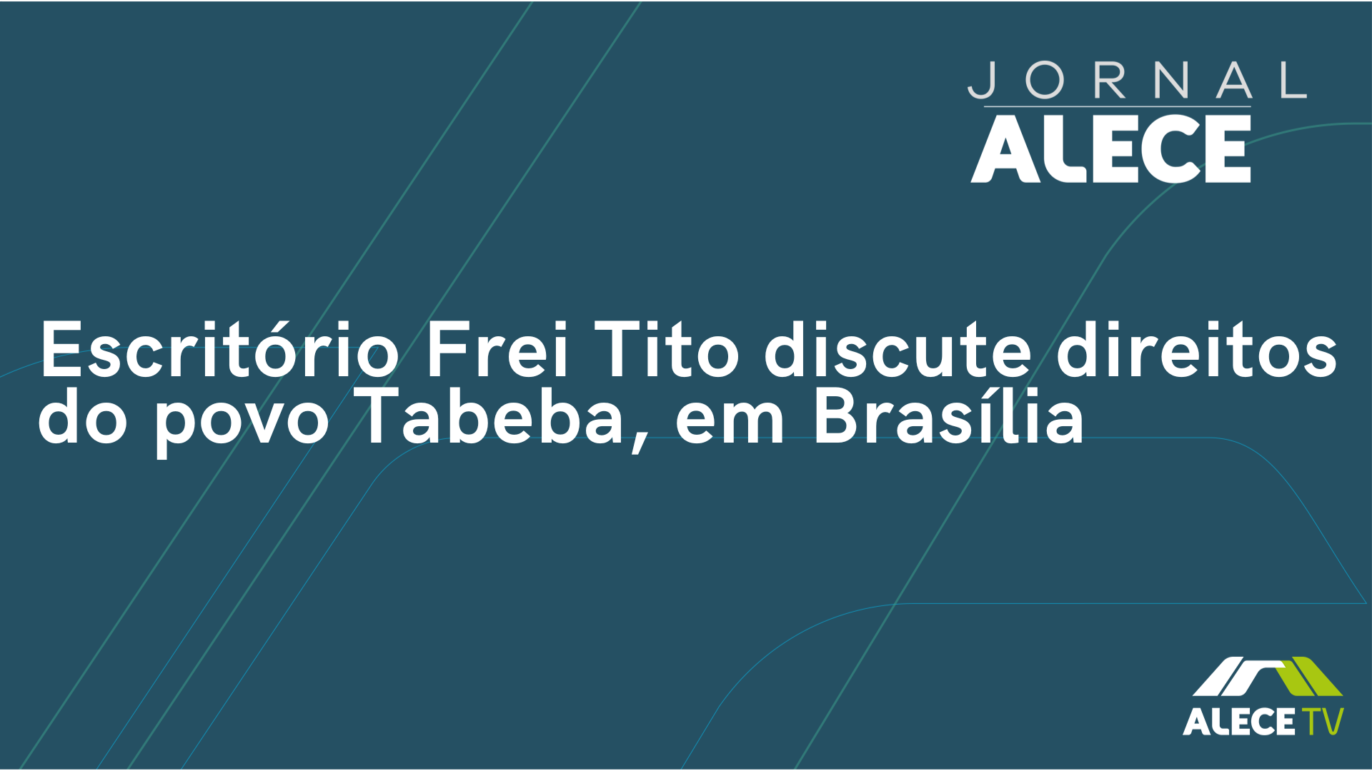 Escritório Frei Tito discute direitos do povo Tabeba, em Brasília
