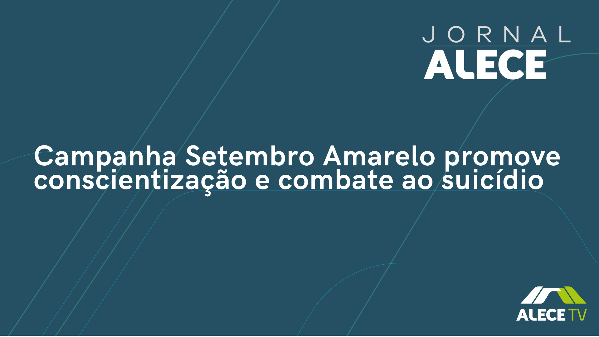 Campanha Setembro Amarelo promove conscientização e combate ao suicídio