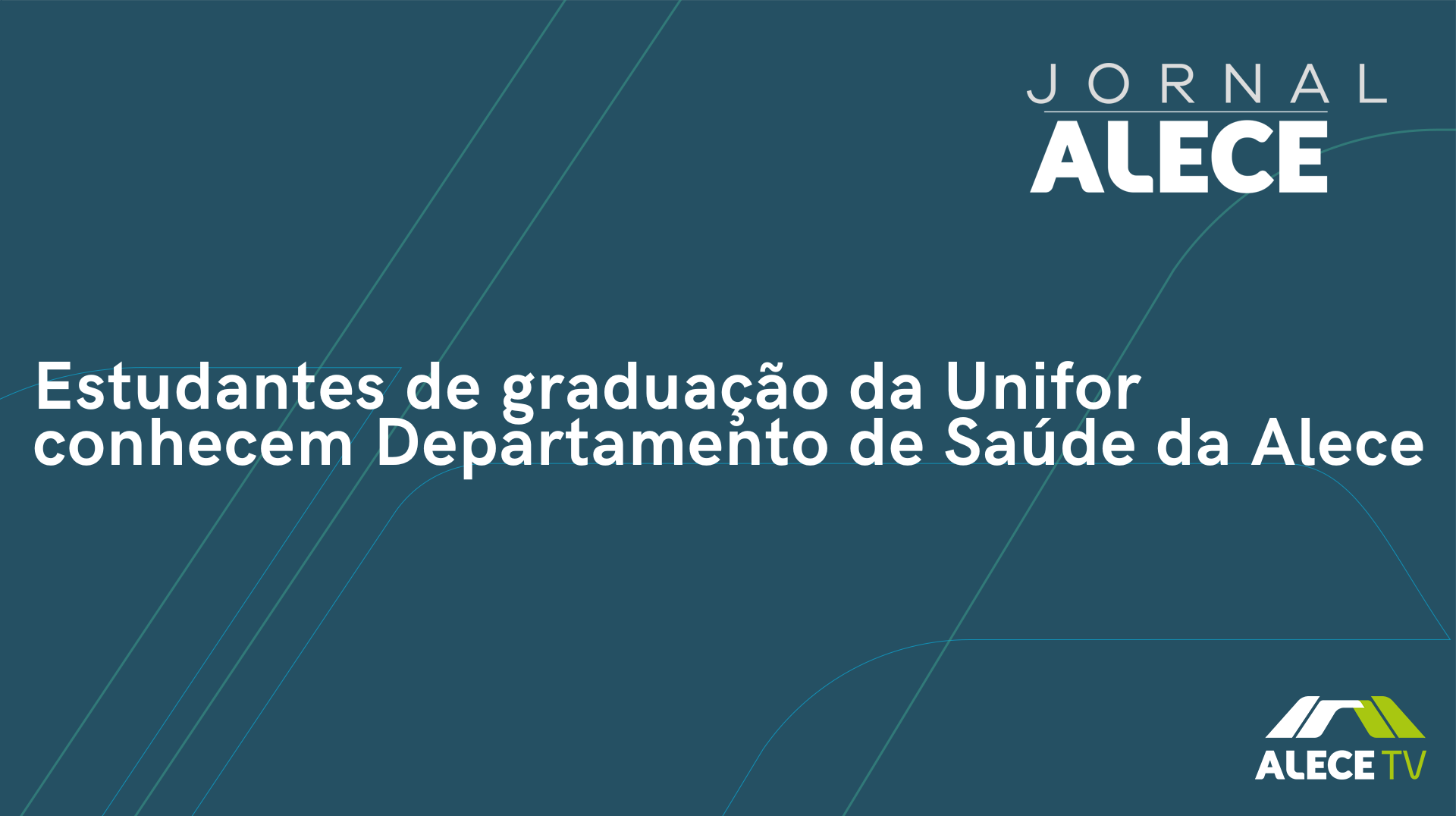 Estudantes de graduação da Unifor conhecem Departamento de Saúde da Alece