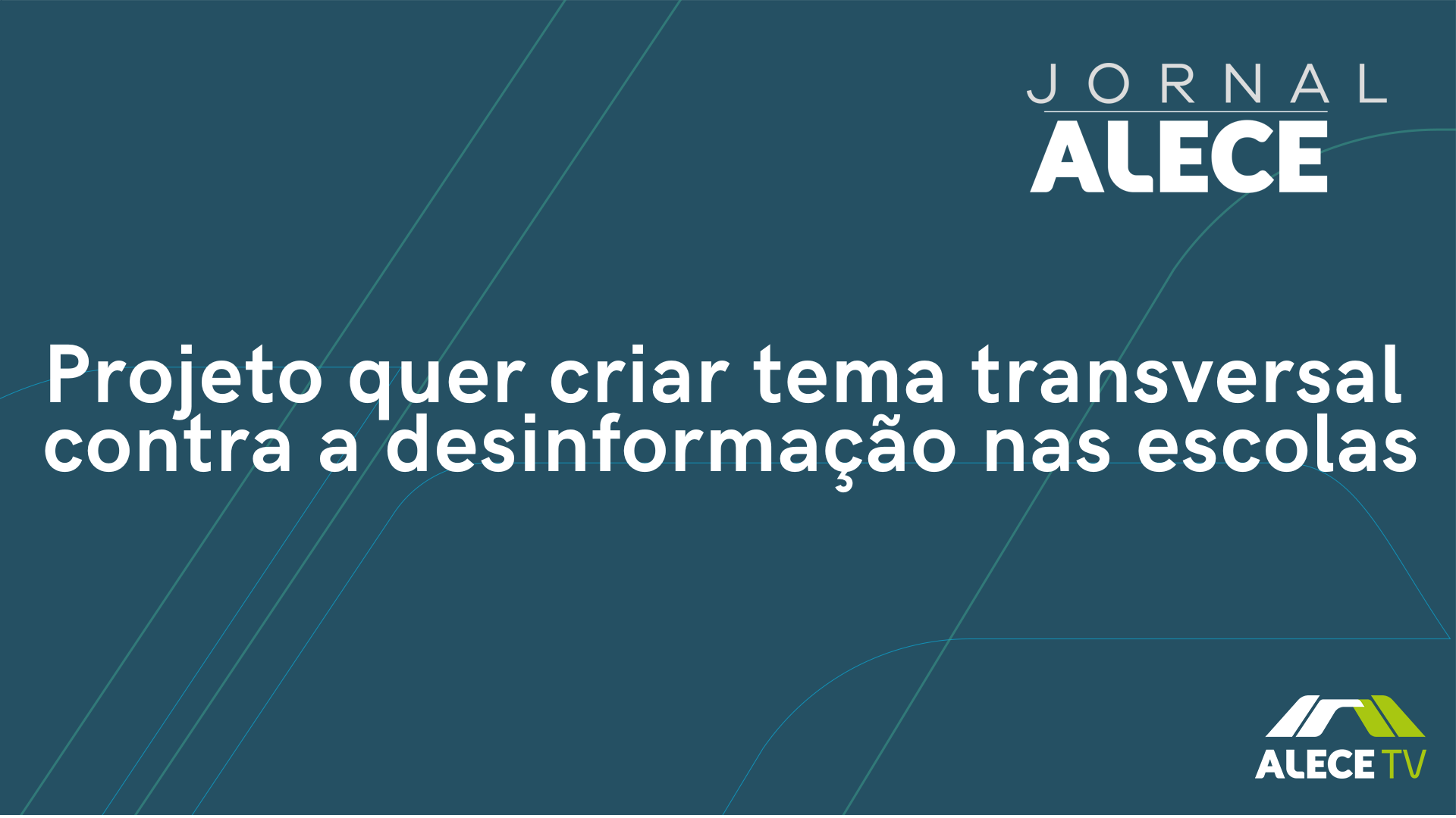 Projeto quer criar tema transversal contra a desinformação nas escolas