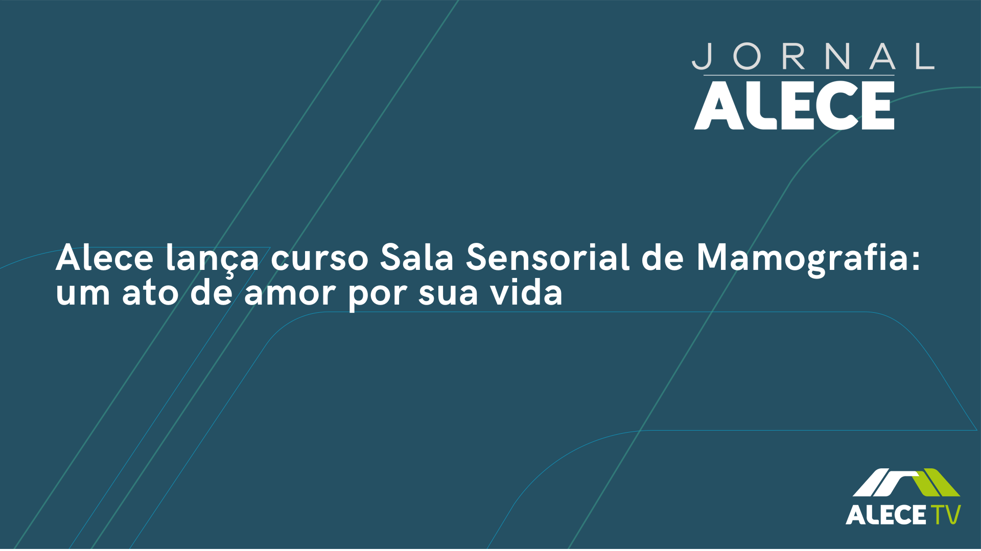 Alece lança curso Sala Sensorial de Mamografia: um ato de amor por sua vida