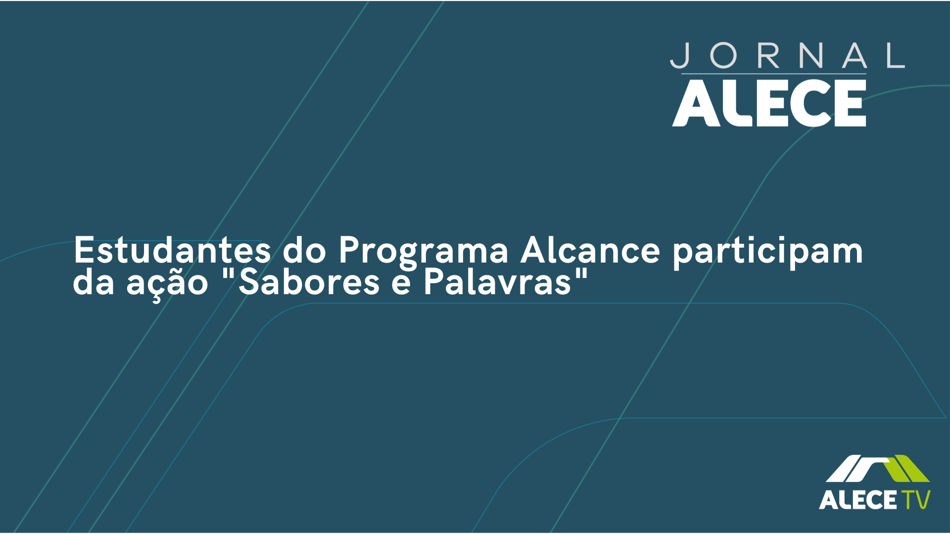 Estudantes do Programa Alcance participam da ação "Sabores e Palavras"