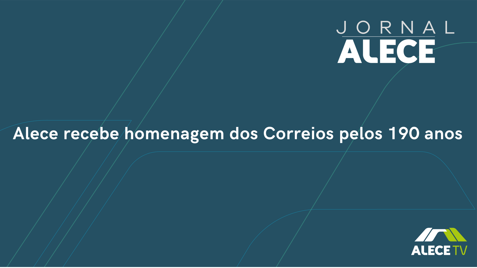 Alece recebe homenagem dos Correios pelos 190 anos