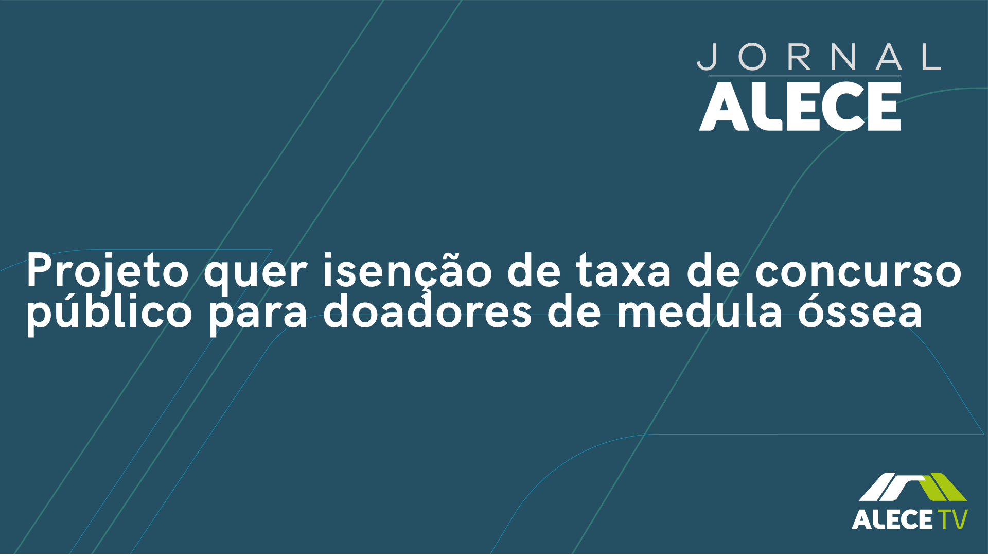 Projeto quer isenção de taxa de concurso para doadores de medula óssea