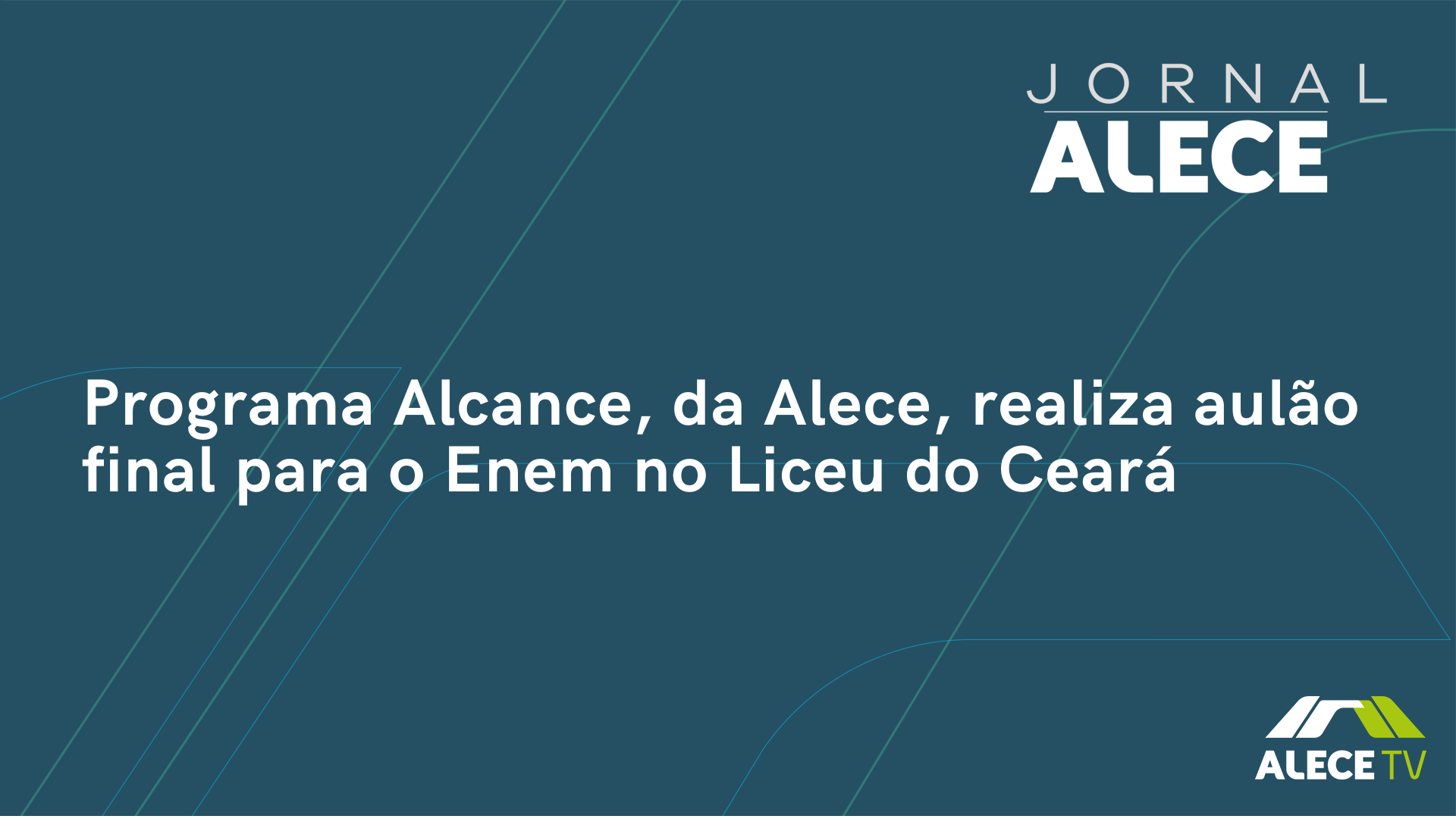 Programa Alcance realiza aulão final para o Enem no Liceu do Ceará