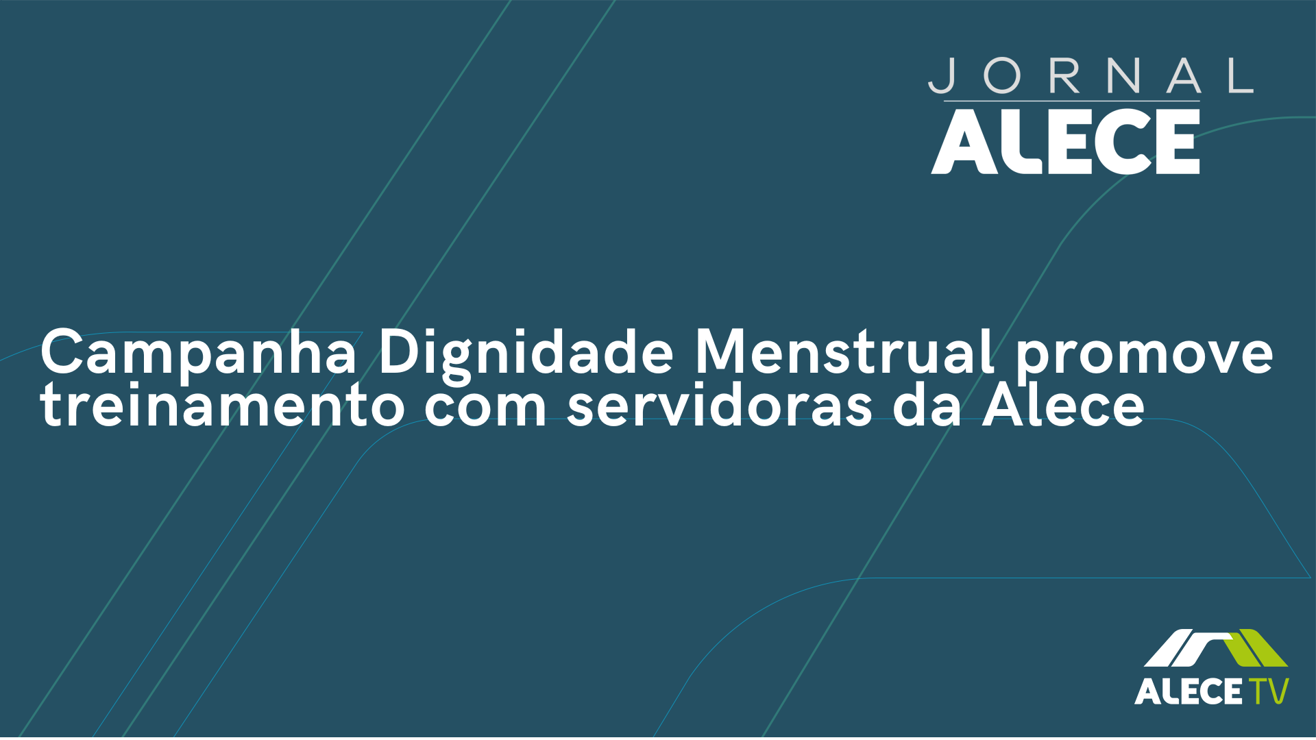 Campanha Dignidade Menstrual promove treinamento com servidoras