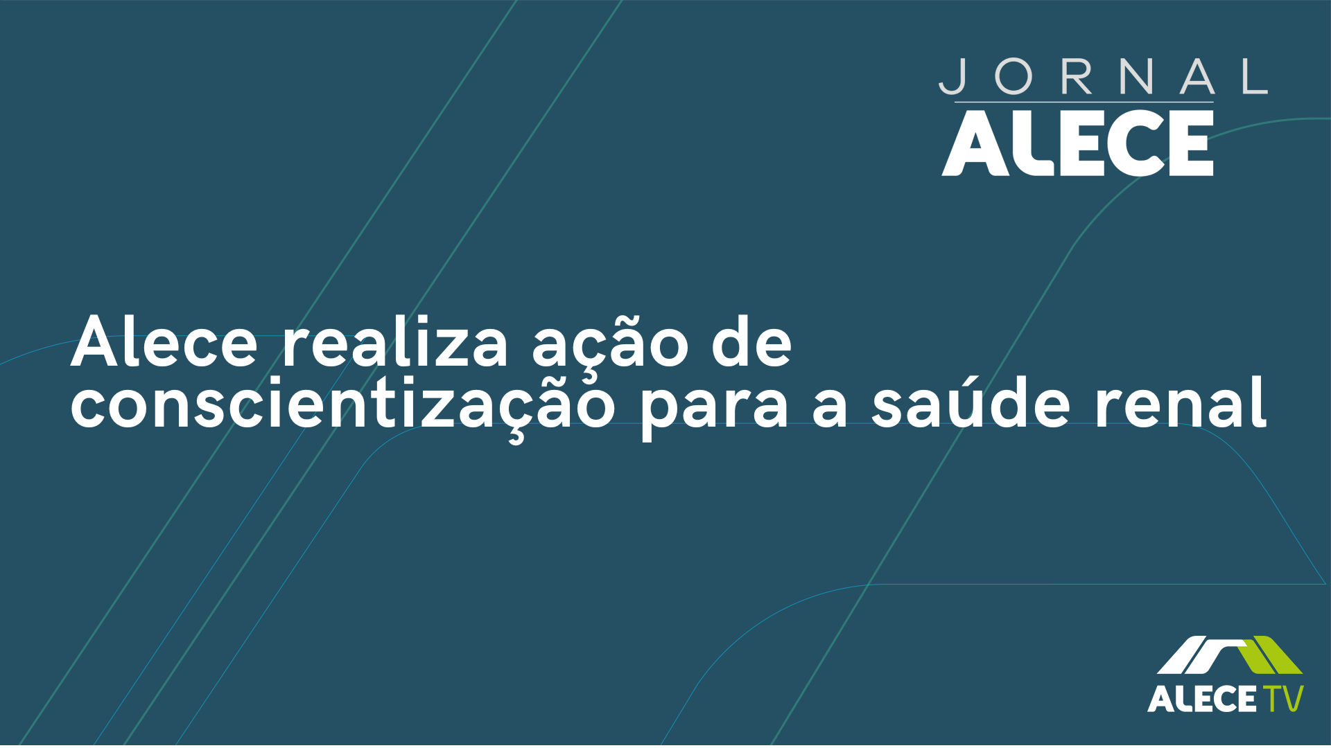 Alece realiza ação de conscientização para a saúde renal