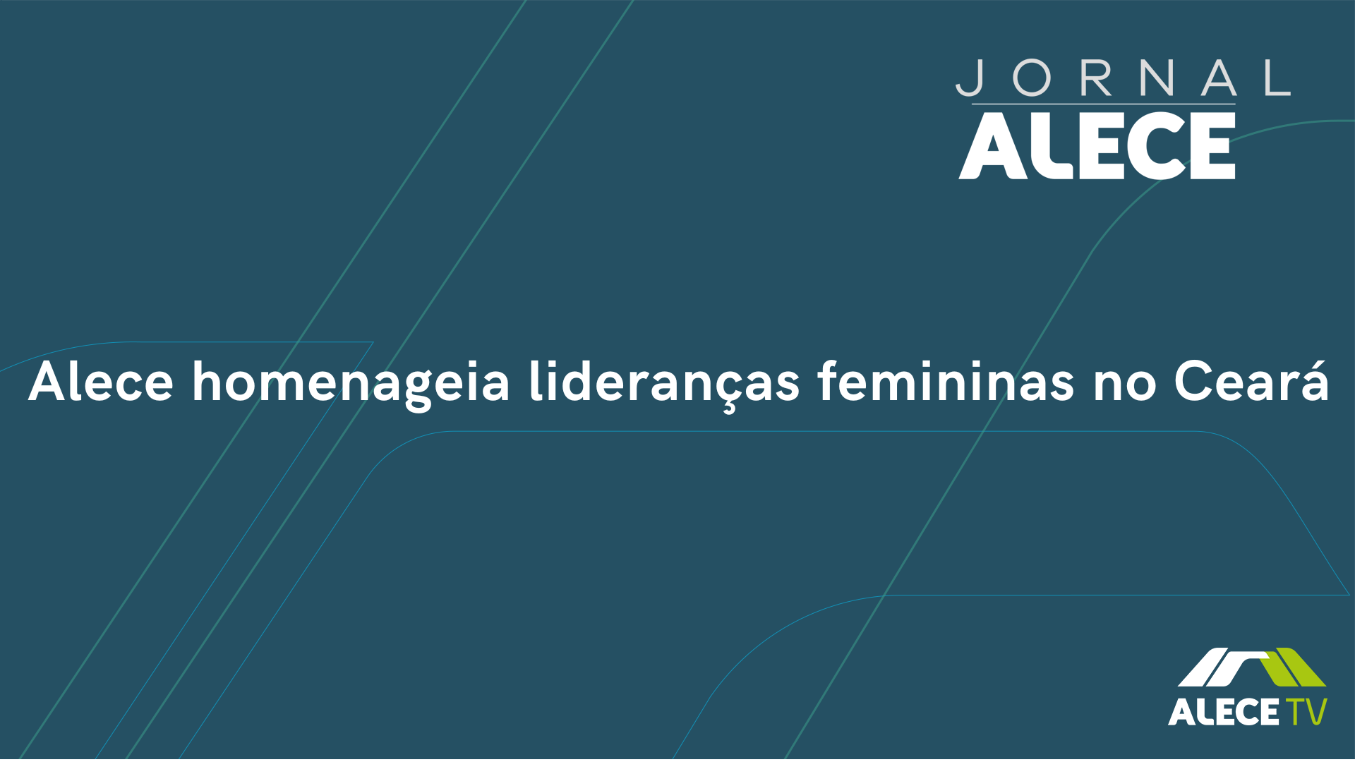 Alece homenageia lideranças femininas no Ceará