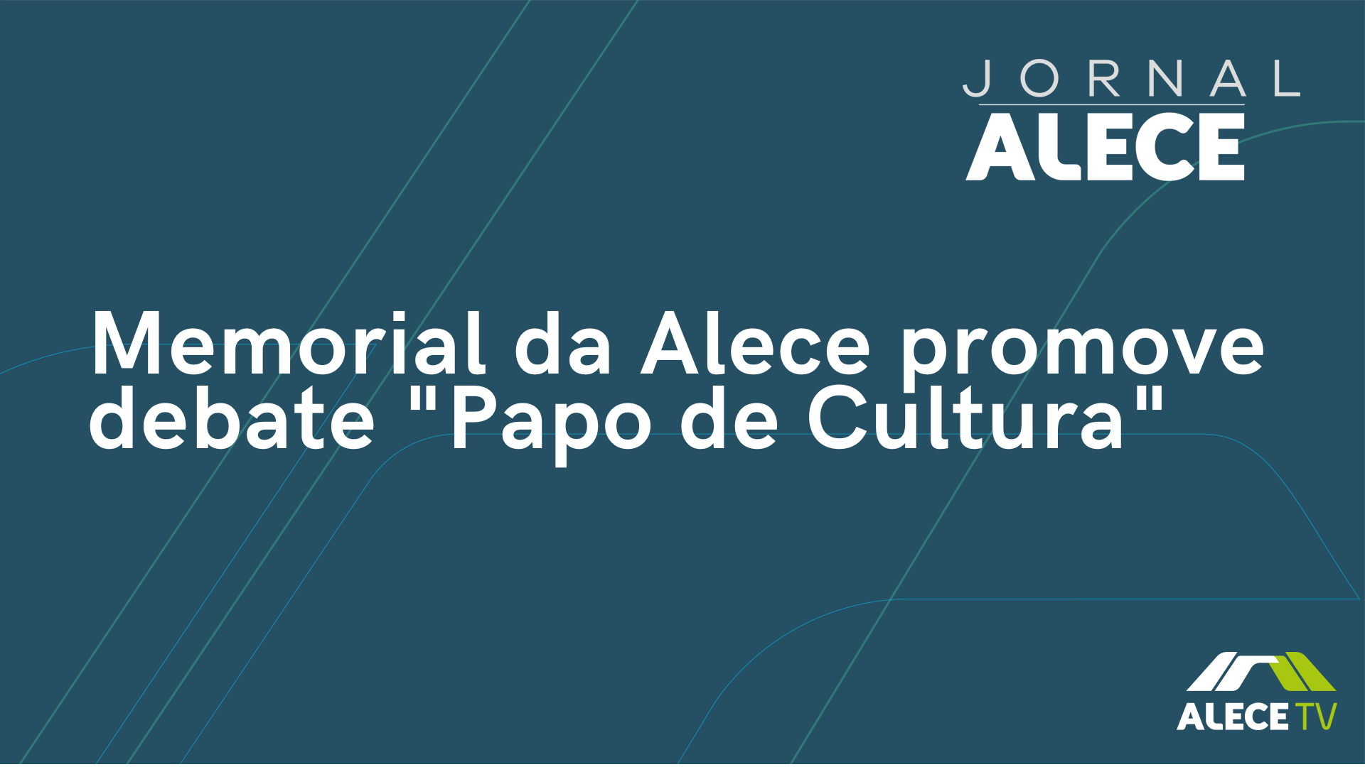Memorial da Alece promove debate "Papo de Cultura"