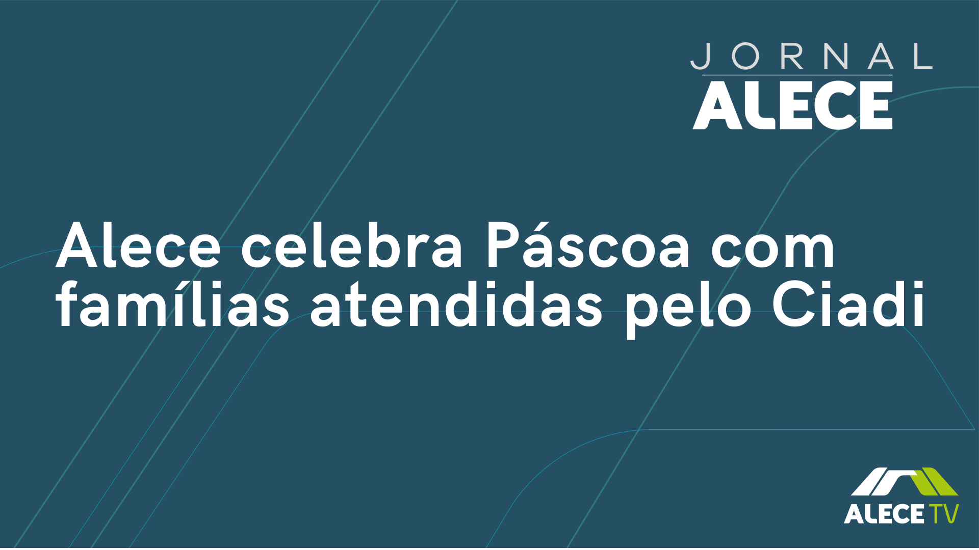 Alece celebra Páscoa com famílias atendidas pelo Ciadi