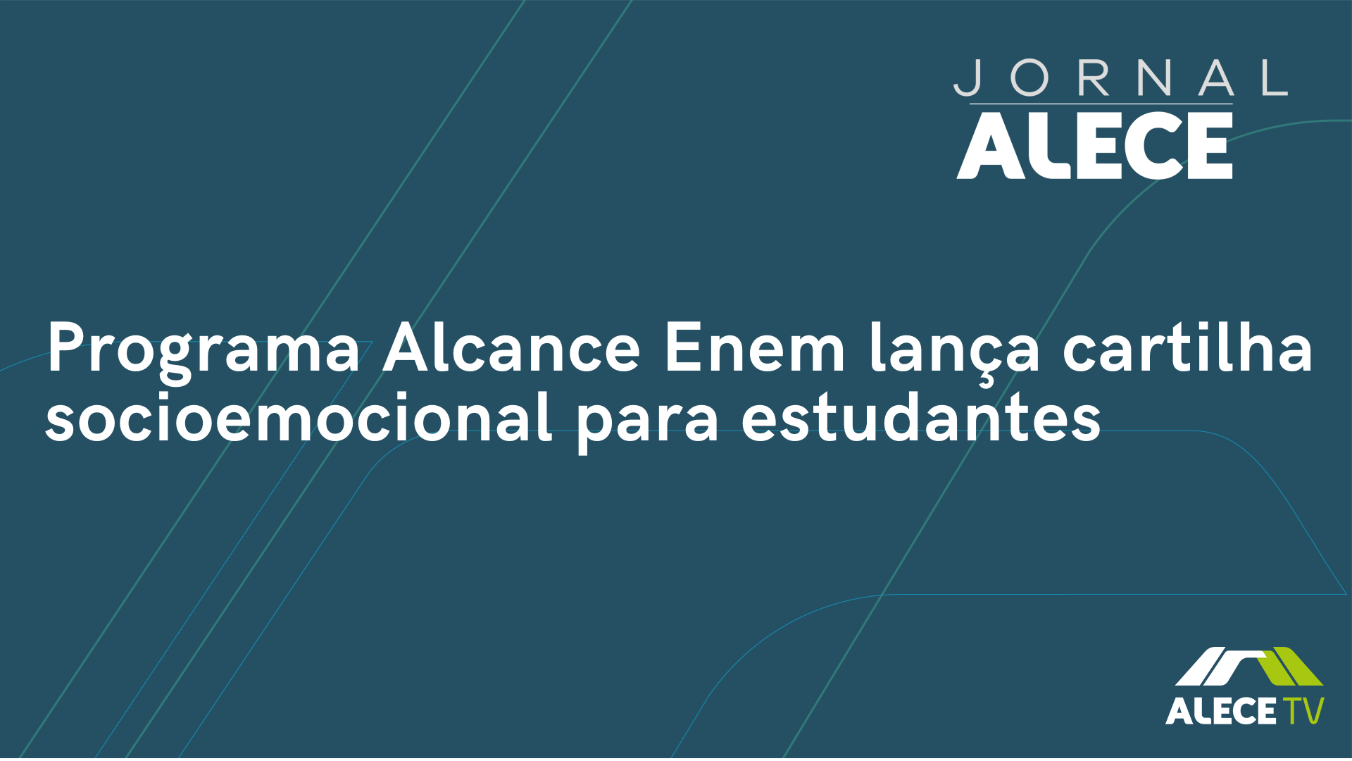 Programa Alcance Enem lança cartilha socioemocional para estudantes