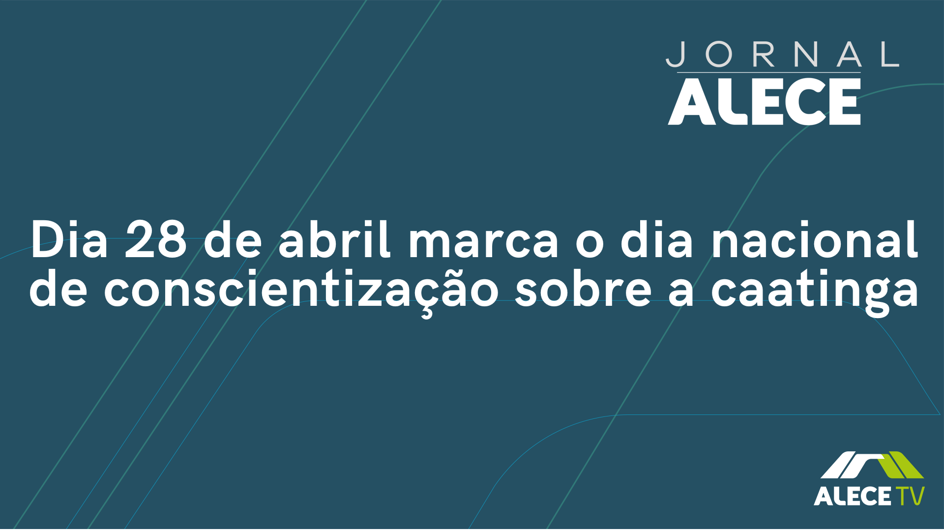 Dia 28 de abril marca o dia nacional de conscientização sobre a caatinga