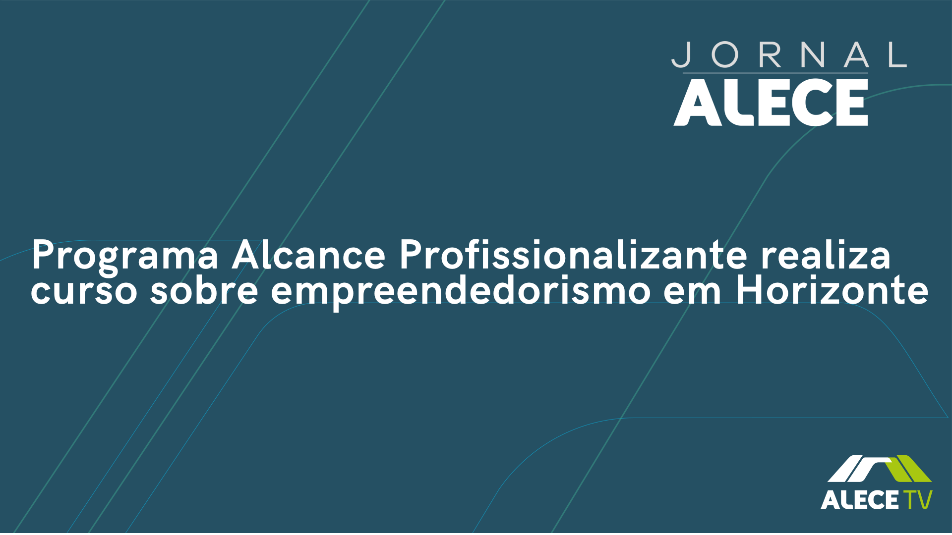 Programa Alcance Profissionalizante realiza curso sobre empreendedorismo em Horizonte