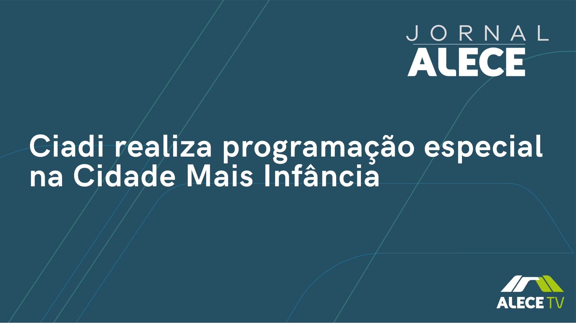 Ciadi realiza programação especial na Cidade Mais Infância